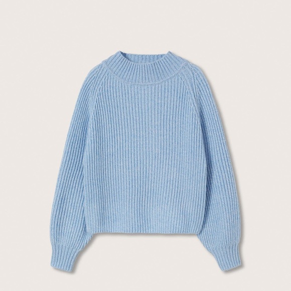 Mango Sweaters - MANGO BALLOON SKY BLUE SWEATER